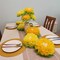 Gold Round Paper Placemats for Dinner New Years Eve Festive Party Birthday Table Decoration 12 inch Pack of 12